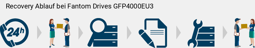 Recovery Ablauf bei Fantom Drives  GFP4000EU3 