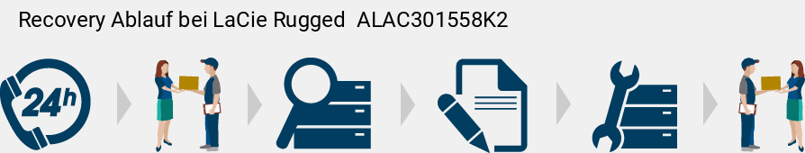 Recovery Ablauf bei LaCie Rugged  ALAC301558K2