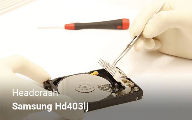 Headcrash Samsung  Hd403lj 