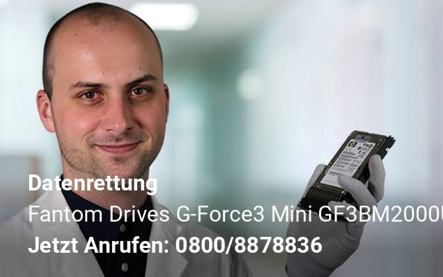 Datenrettung Fantom Drives G-Force3 Mini GF3BM2000U