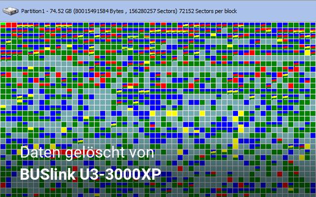 Daten gelöscht von BUSlink  U3-3000XP