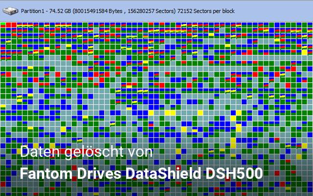 Daten gelöscht von Fantom Drives DataShield DSH500