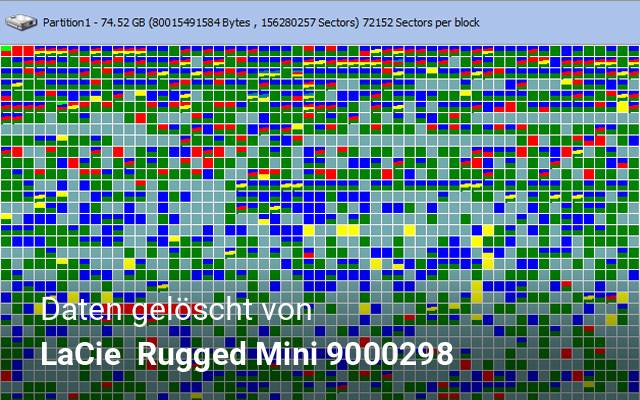 Daten gelöscht von LaCie  Rugged Mini 9000298
