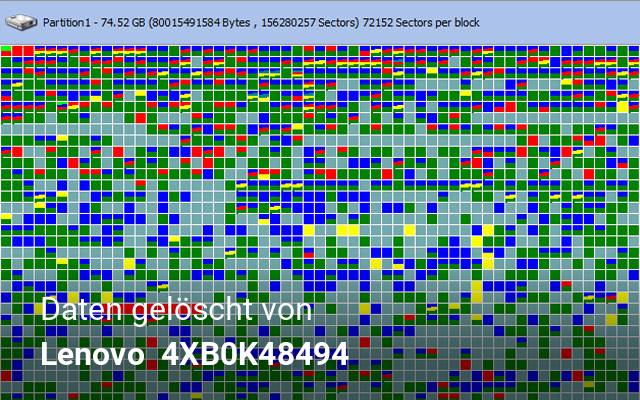 Daten gelöscht von Lenovo   4XB0K48494