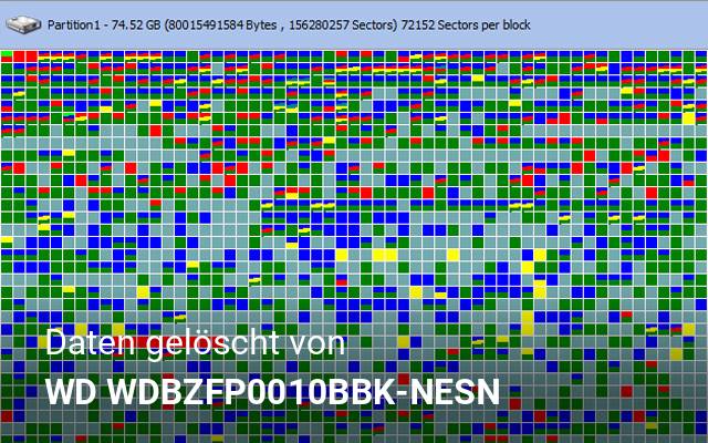 Daten gelöscht von WD  WDBZFP0010BBK-NESN