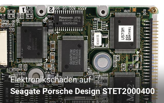 Elektronikschaden auf Seagate Porsche Design STET2000400