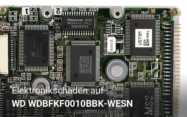 Elektronikschaden auf WD  WDBFKF0010BBK-WESN